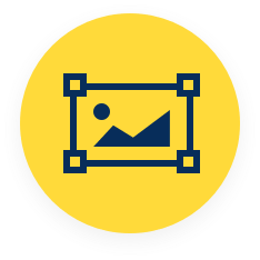 Yellow image icon